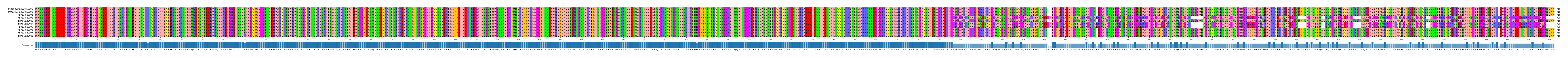 Multiple Alignments (by translate haplotype frequency)