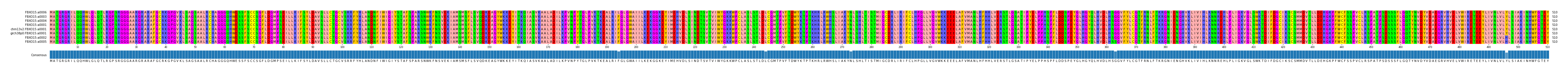Multiple Alignments (by translate haplotype similarity)