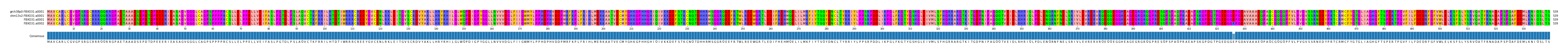 Multiple Alignments (by translate haplotype frequency)