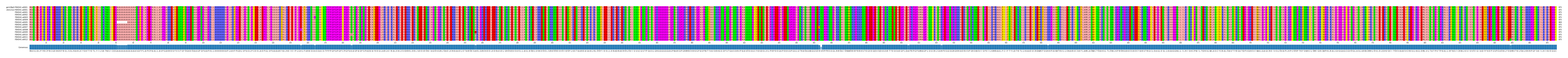 Multiple Alignments (by translate haplotype frequency)