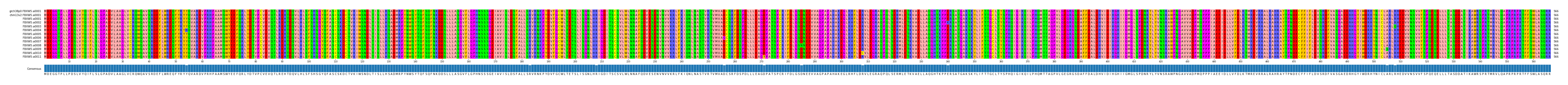 Multiple Alignments (by translate haplotype frequency)