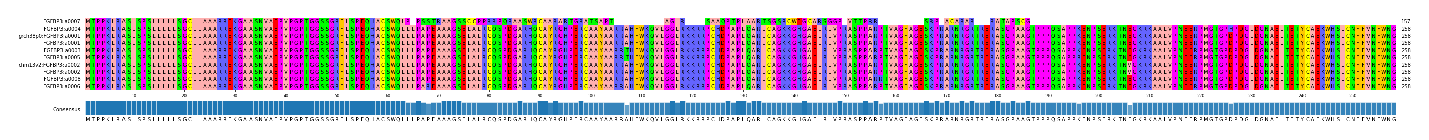 Multiple Alignments (by translate haplotype similarity)