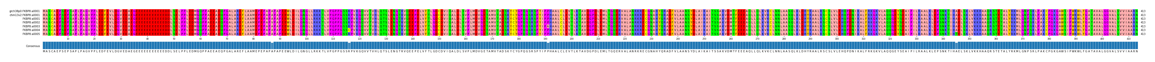 Multiple Alignments (by translate haplotype frequency)