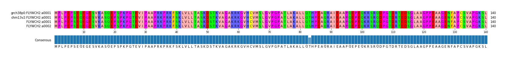 Multiple Alignments (by translate haplotype similarity)