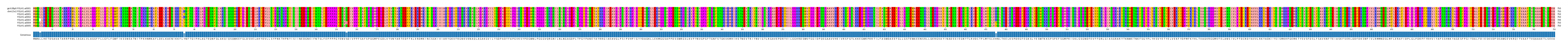 Multiple Alignments (by translate haplotype frequency)