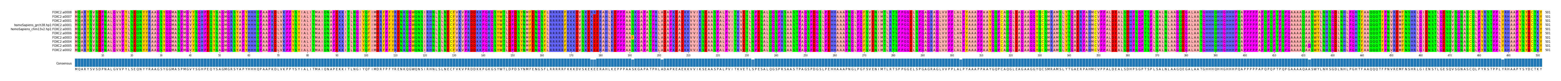 Multiple Alignments (by translate haplotype similarity)