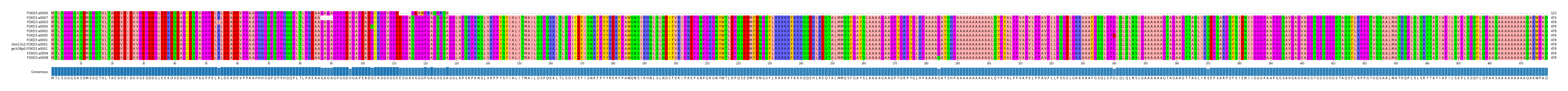 Multiple Alignments (by translate haplotype similarity)