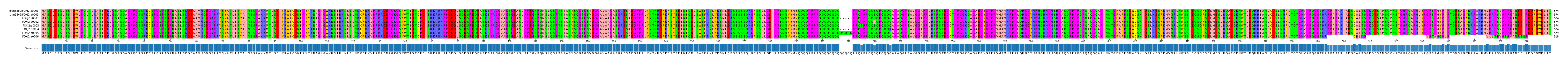 Multiple Alignments (by translate haplotype frequency)