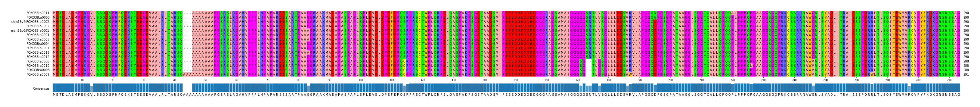 Multiple Alignments (by translate haplotype similarity)