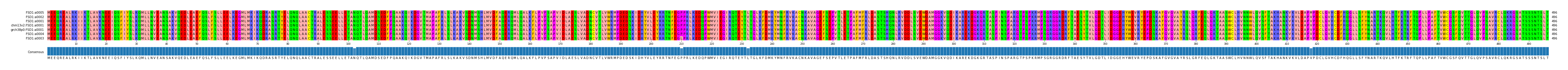Multiple Alignments (by translate haplotype similarity)
