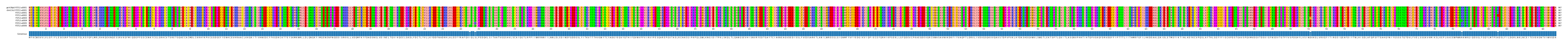 Multiple Alignments (by translate haplotype frequency)