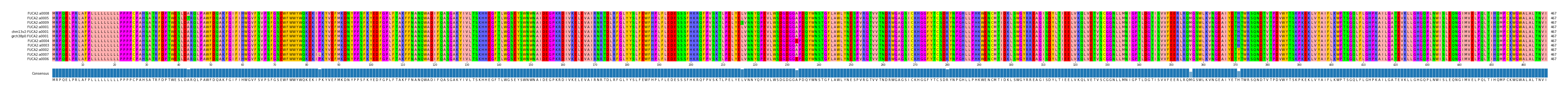 Multiple Alignments (by translate haplotype similarity)