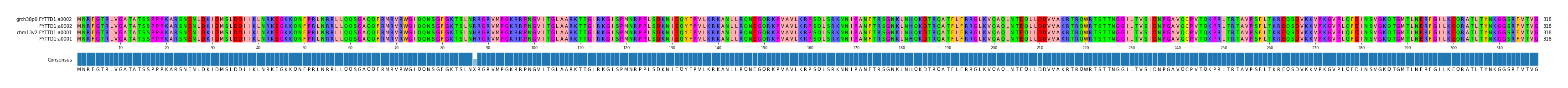 Multiple Alignments (by translate haplotype similarity)
