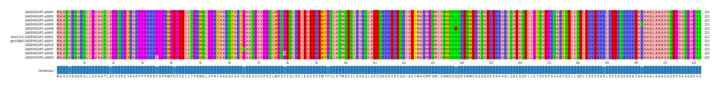 Multiple Alignments (by translate haplotype similarity)
