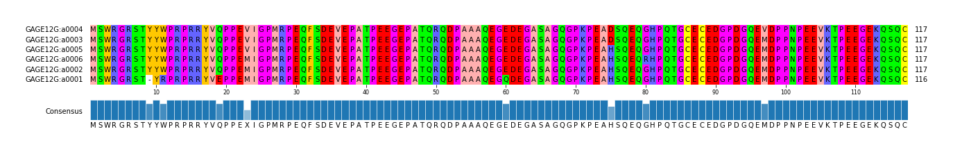 Multiple Alignments (by translate haplotype similarity)