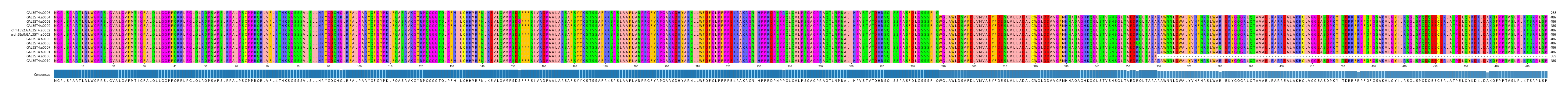 Multiple Alignments (by translate haplotype similarity)