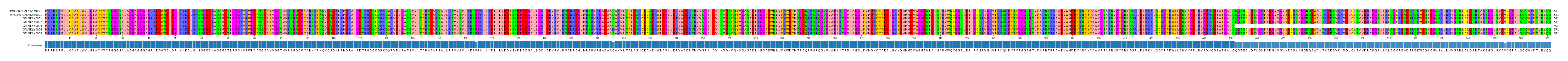 Multiple Alignments (by translate haplotype frequency)