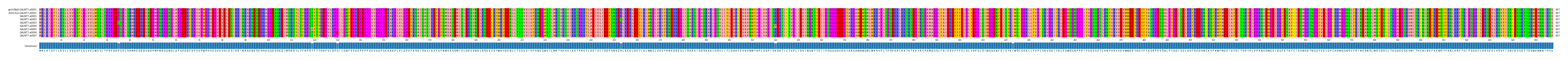 Multiple Alignments (by translate haplotype frequency)