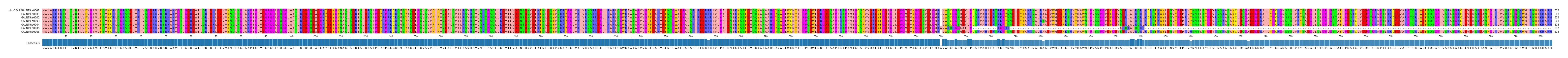 Multiple Alignments (by translate haplotype frequency)