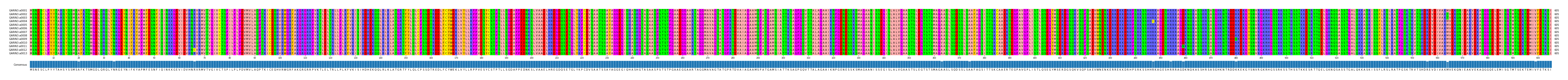Multiple Alignments (by translate haplotype frequency)