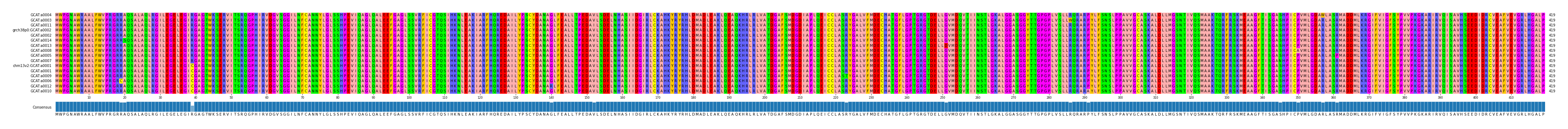Multiple Alignments (by translate haplotype similarity)