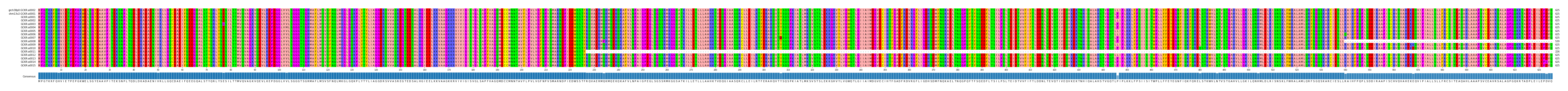 Multiple Alignments (by translate haplotype frequency)