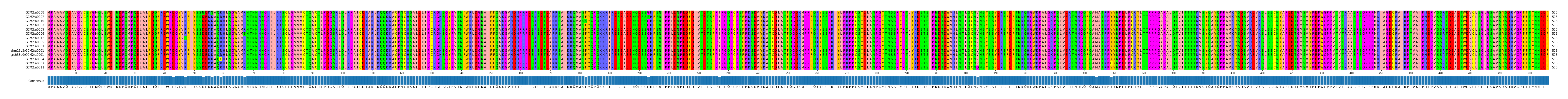 Multiple Alignments (by translate haplotype similarity)