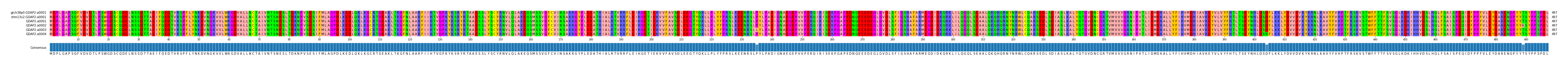 Multiple Alignments (by translate haplotype frequency)