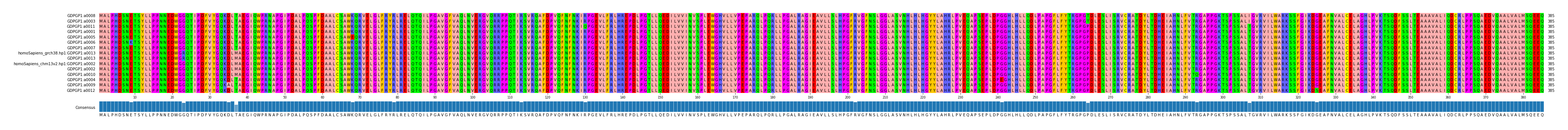 Multiple Alignments (by translate haplotype similarity)