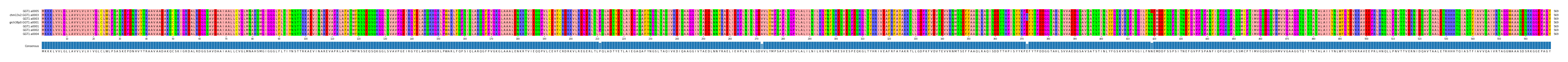 Multiple Alignments (by translate haplotype similarity)