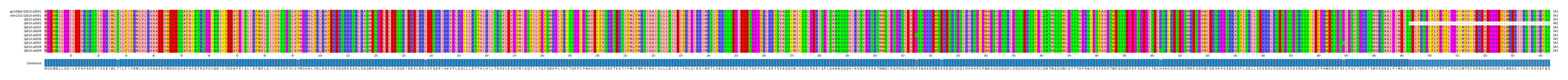 Multiple Alignments (by translate haplotype frequency)