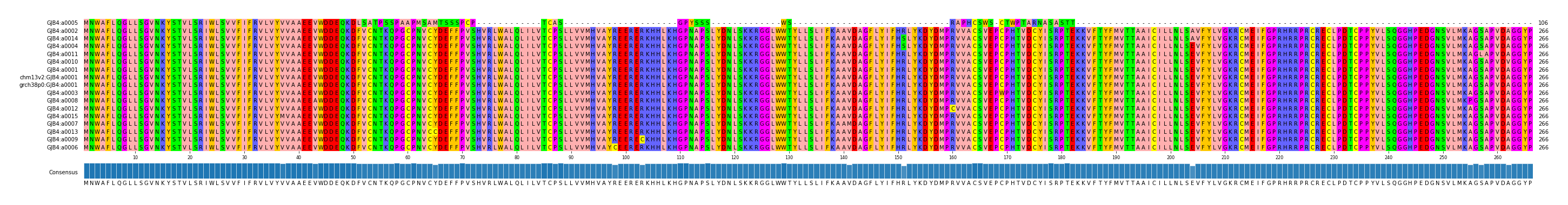 Multiple Alignments (by translate haplotype similarity)