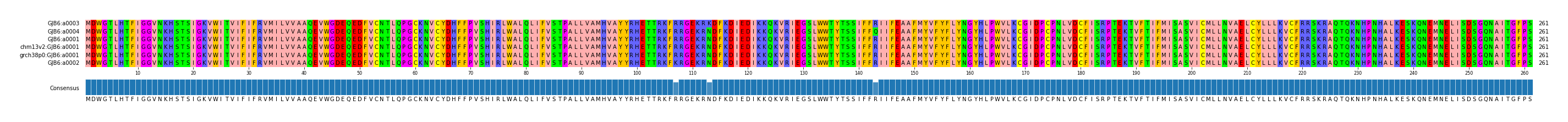 Multiple Alignments (by translate haplotype similarity)
