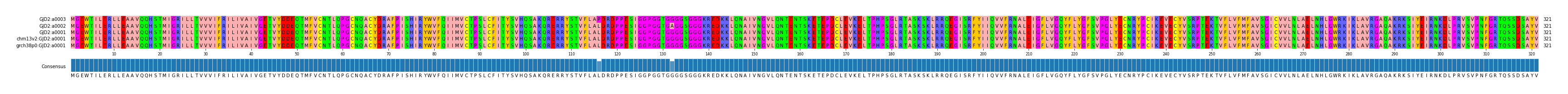 Multiple Alignments (by translate haplotype similarity)