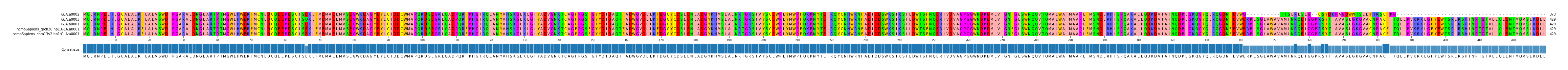 Multiple Alignments (by translate haplotype similarity)