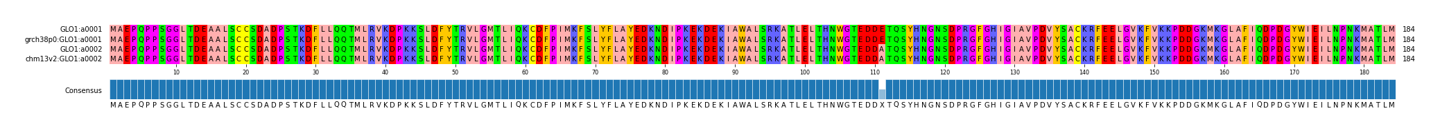 Multiple Alignments (by translate haplotype similarity)