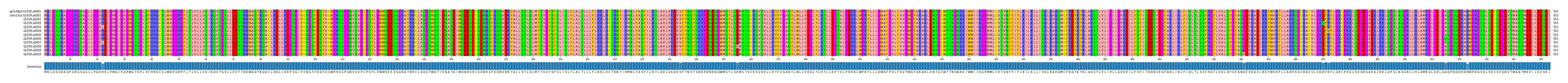 Multiple Alignments (by translate haplotype frequency)