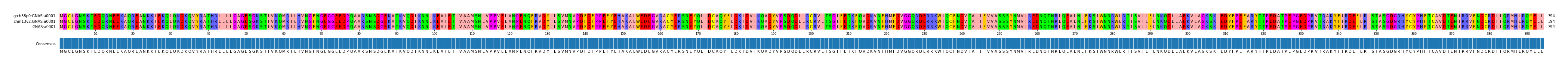 Multiple Alignments (by translate haplotype frequency)