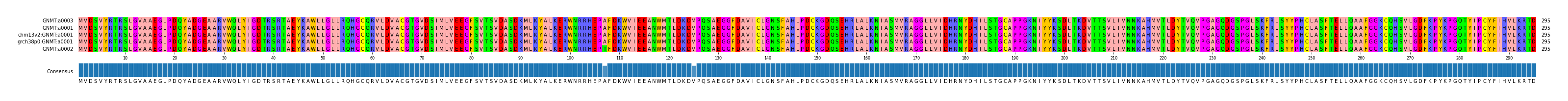 Multiple Alignments (by translate haplotype similarity)