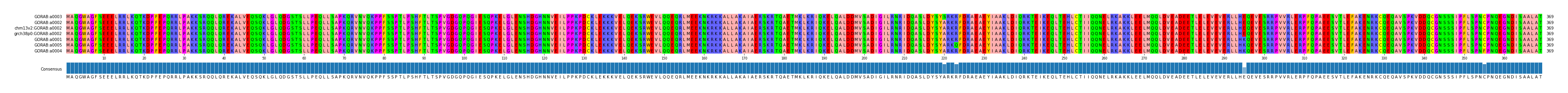Multiple Alignments (by translate haplotype similarity)