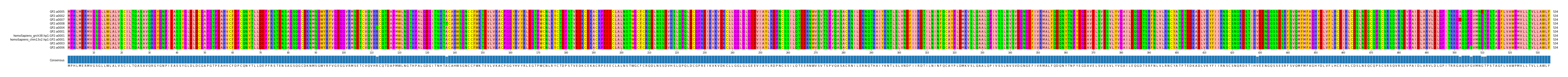Multiple Alignments (by translate haplotype similarity)