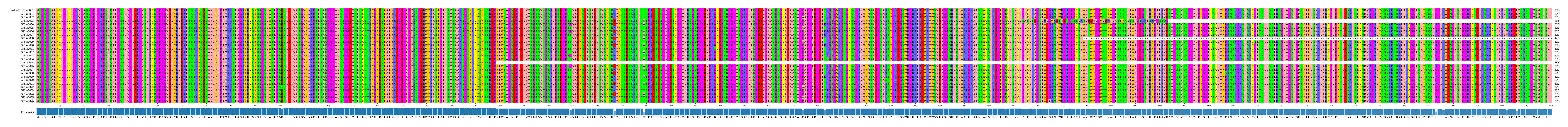 Multiple Alignments (by translate haplotype frequency)