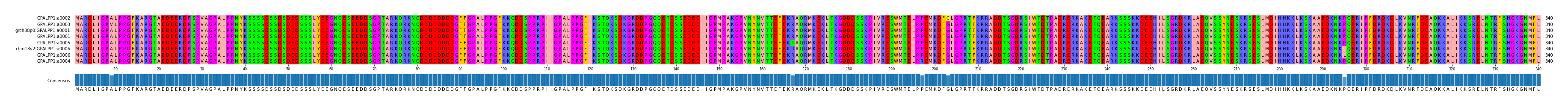 Multiple Alignments (by translate haplotype similarity)