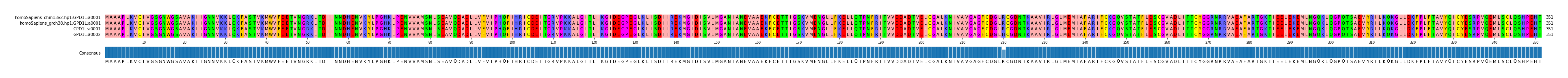 Multiple Alignments (by translate haplotype similarity)