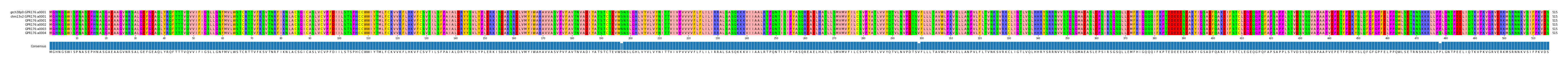 Multiple Alignments (by translate haplotype frequency)