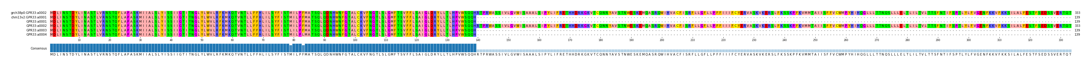 Multiple Alignments (by translate haplotype frequency)