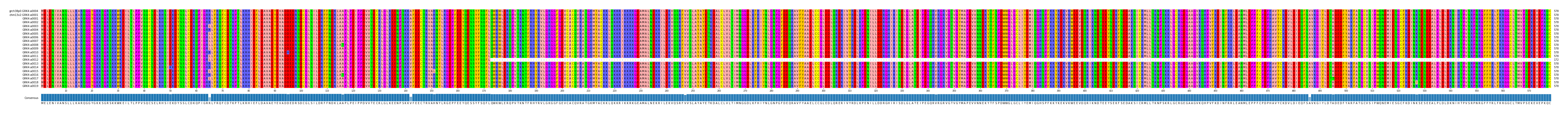 Multiple Alignments (by translate haplotype frequency)