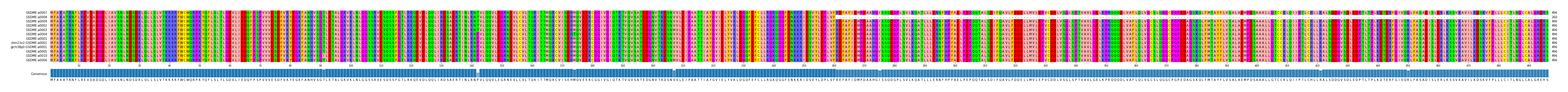 Multiple Alignments (by translate haplotype similarity)