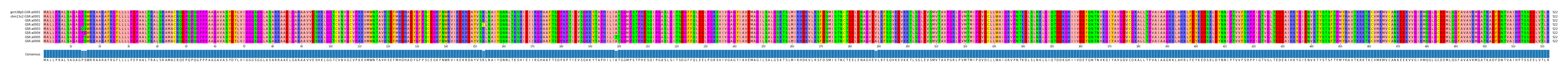 Multiple Alignments (by translate haplotype frequency)