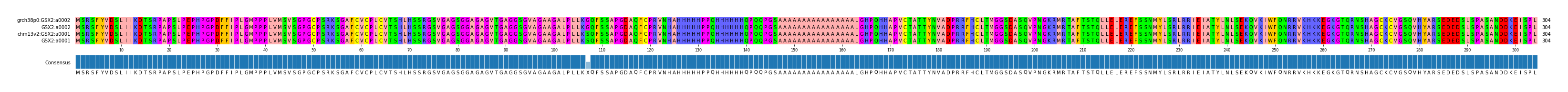 Multiple Alignments (by translate haplotype similarity)